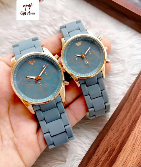 Men's Classic Analogue Watch, Pair