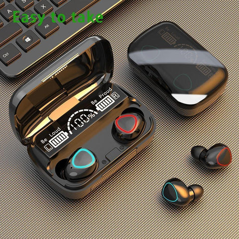 Noise-Cancelling Earbuds - Black - 1 Pcs - Avanced Comfort & Seamless Connectivity